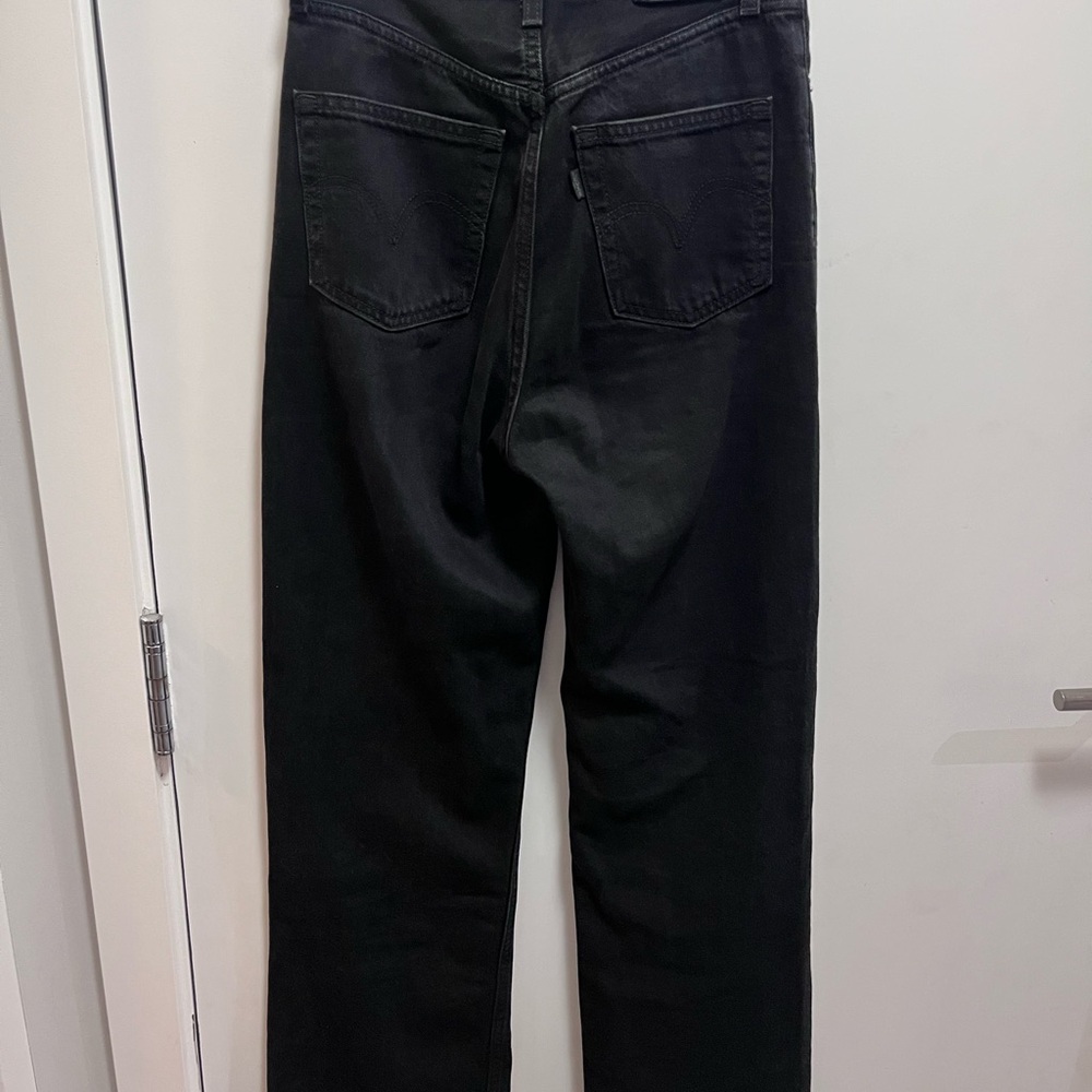 Women’s Levi’s high loose Black Jeans denim